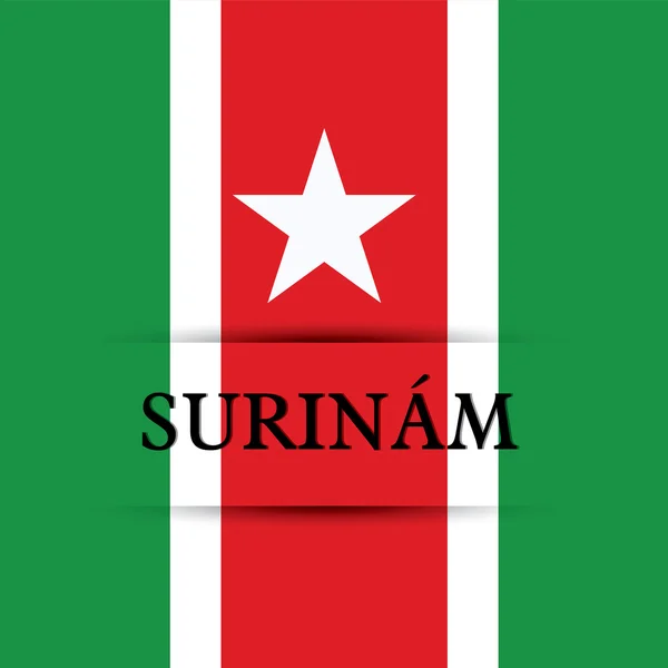 Suriname — Stockvector