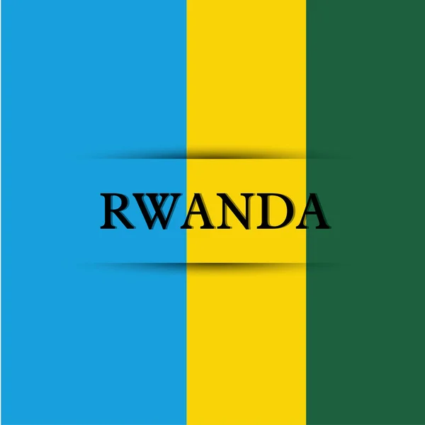 Ruanda — Stok Vektör