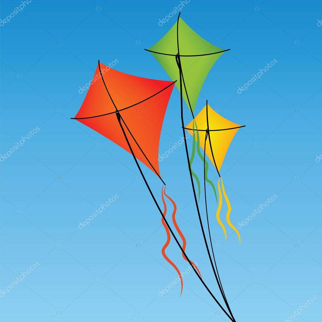 Three kites Stock Vector Image by ©L4DISENO 29322449