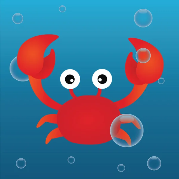 Crabe — Image vectorielle