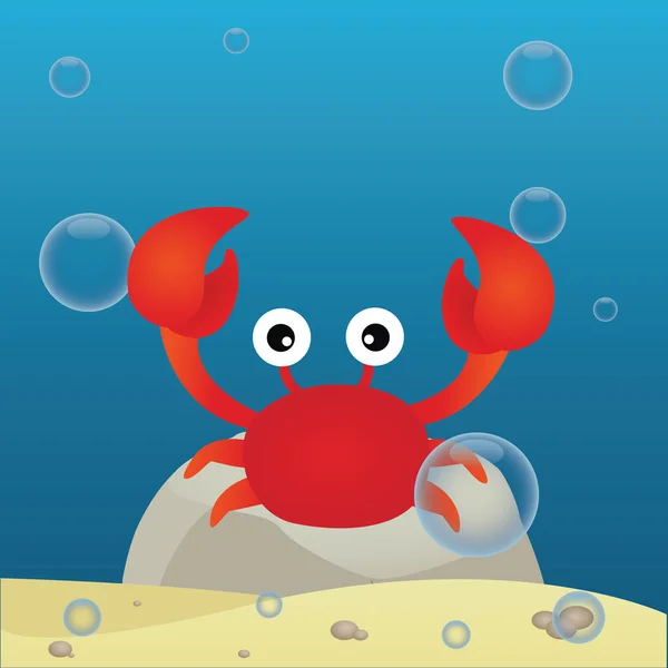 Crabe — Image vectorielle
