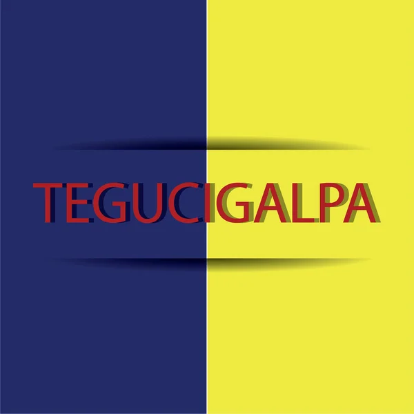 Tegucigalpa — Stock Vector