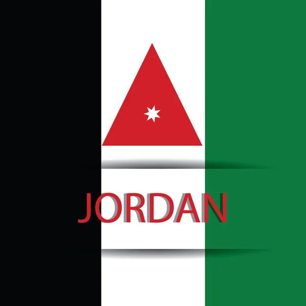 Jordanië — Stockvector