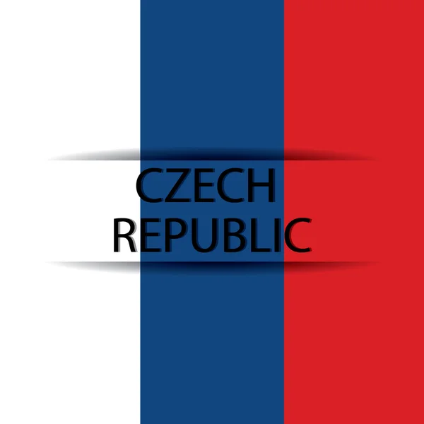 Česká republika — Stockový vektor