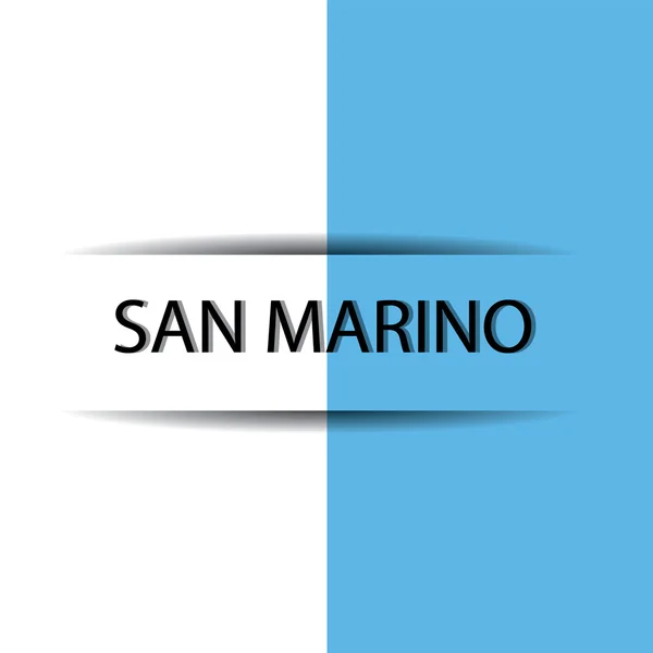 San Marino Ordförande — Stock vektor