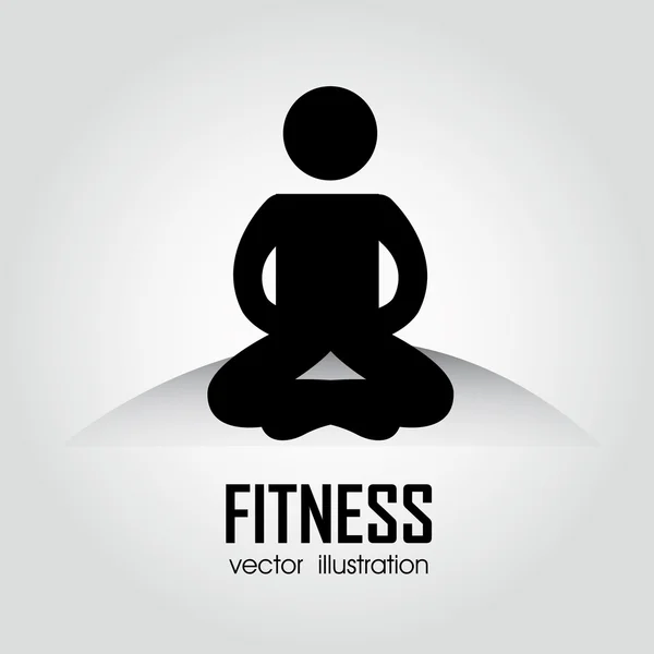 Yoga — Vector de stock