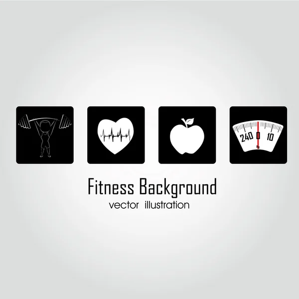 Fitness — Stockvector