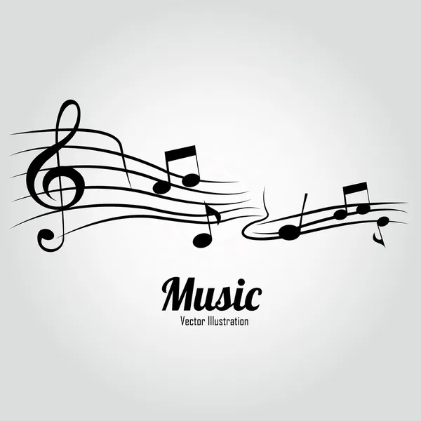 Notes de musique — Image vectorielle