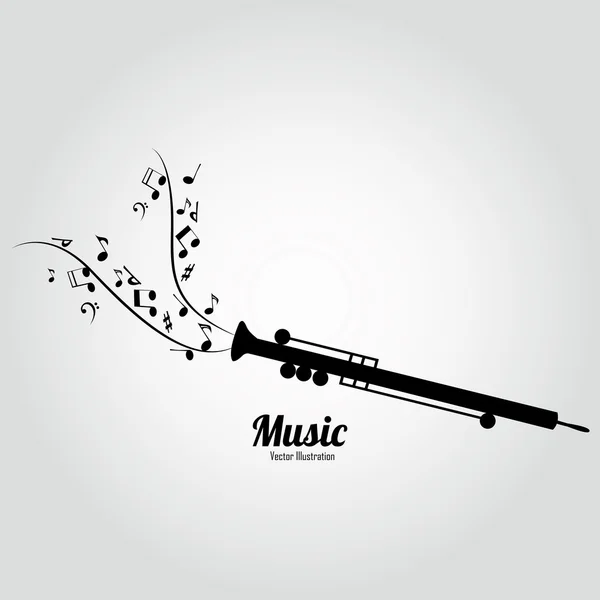 Flauta — Archivo Imágenes Vectoriales