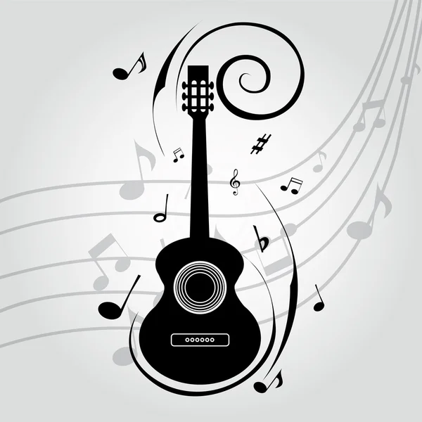 Guitarra — Archivo Imágenes Vectoriales