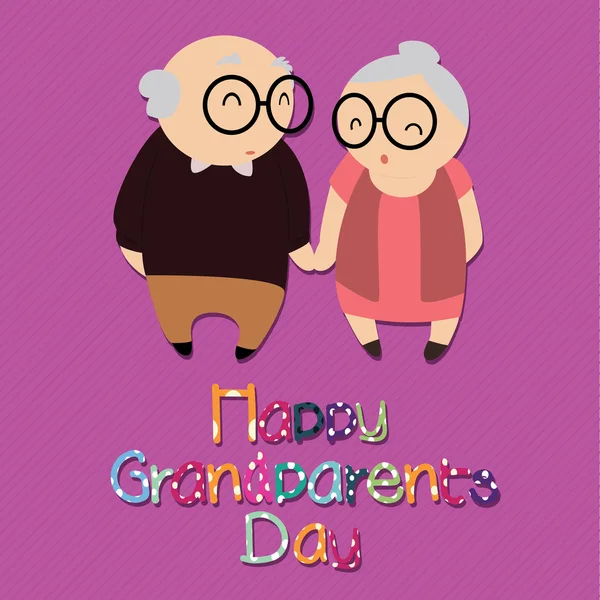 Großeltern — Stockvektor