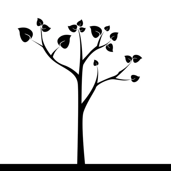 Lindo árbol — Vector de stock