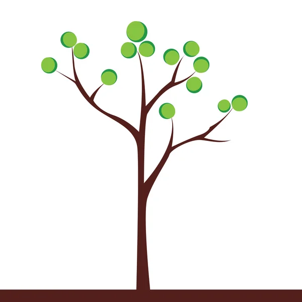 Árbol pequeño — Vector de stock