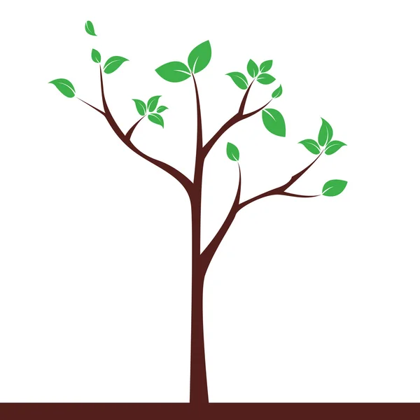 Roztomilý strom — Stockový vektor