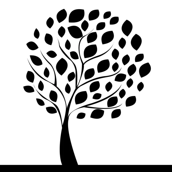 Lindo árbol — Vector de stock