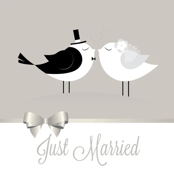 Just Married — Stock Vector