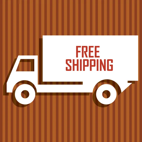 Free shipping — Stock Vector