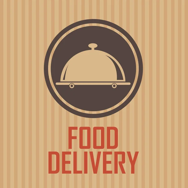 Livraison de nourriture — Image vectorielle