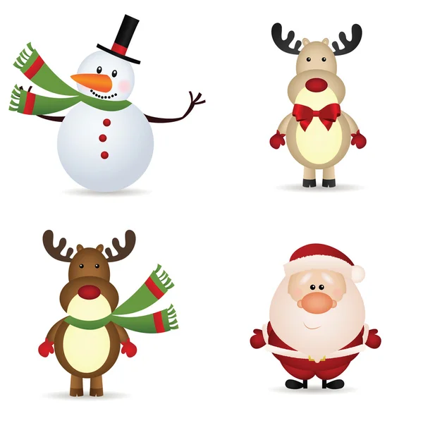 Iconos de Navidad — Vector de stock