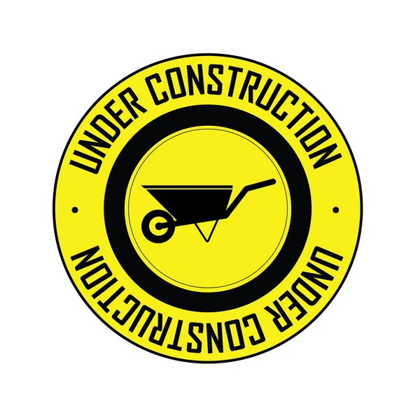 Bajo contrucción — Vector de stock