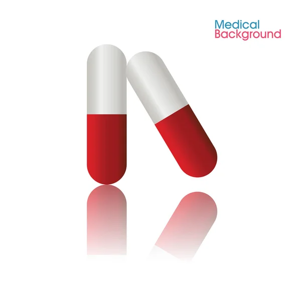 Pilules rouges — Image vectorielle