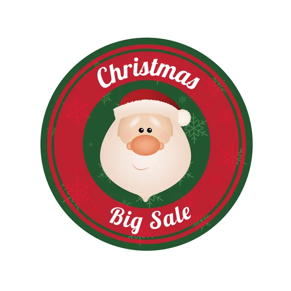 Christmas label — Stock Vector