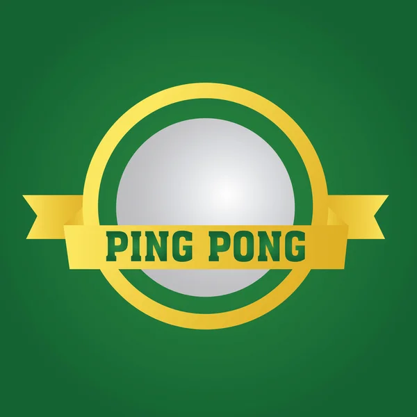 Ping pong — Stockvector