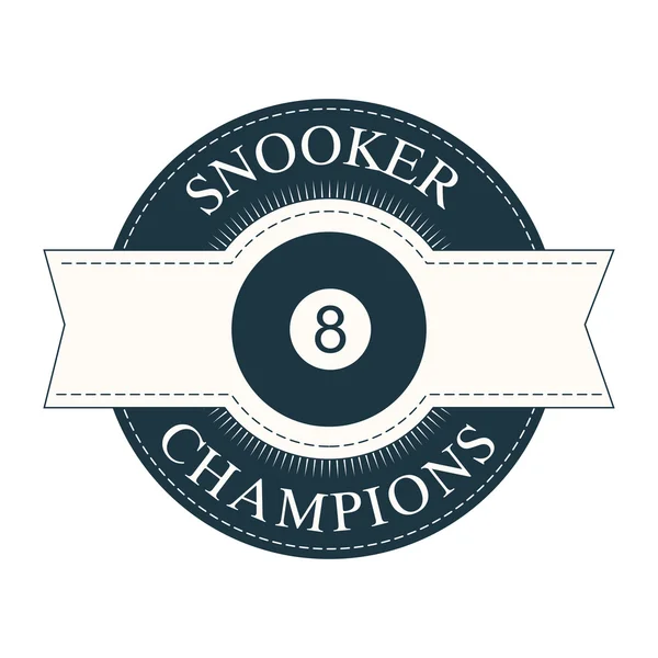 Snooker — Stockvector