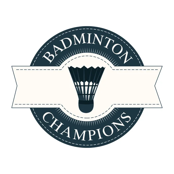 Badminton — Vettoriale Stock