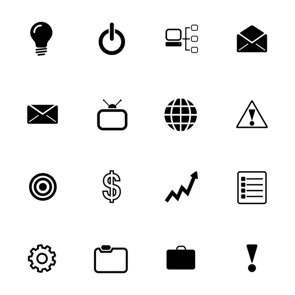 Iconen van sociale media — Stockvector