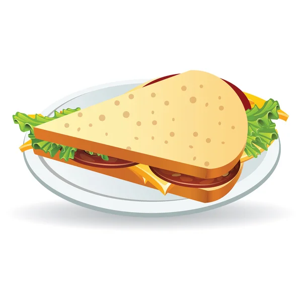 Sandwich — Stock Vector