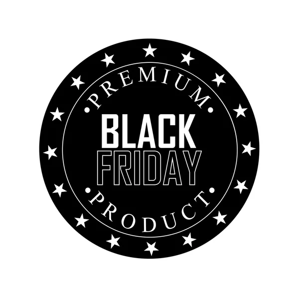 Black Friday Label — Stock Vector