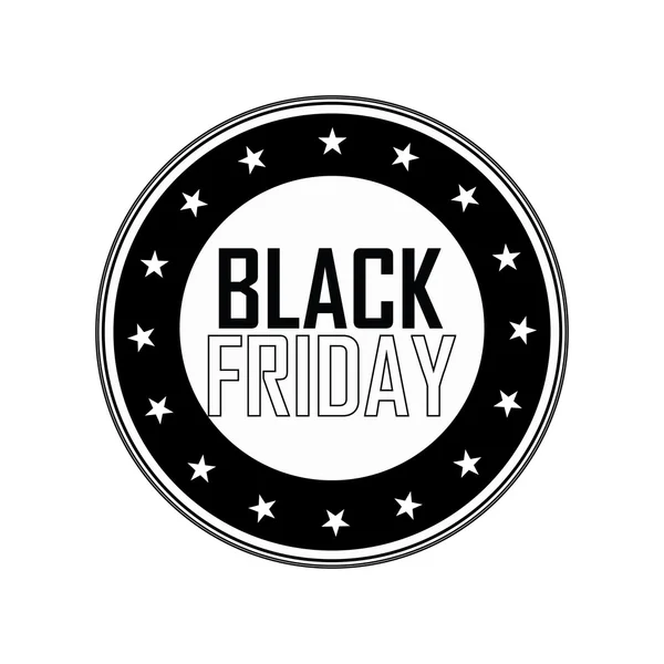 Black Friday-Etikett — Stockvektor