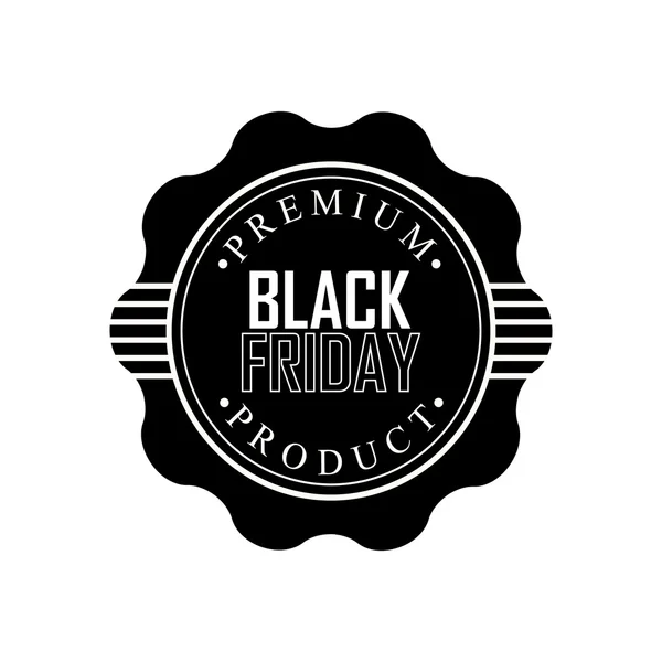 Black Friday Label — Stock Vector