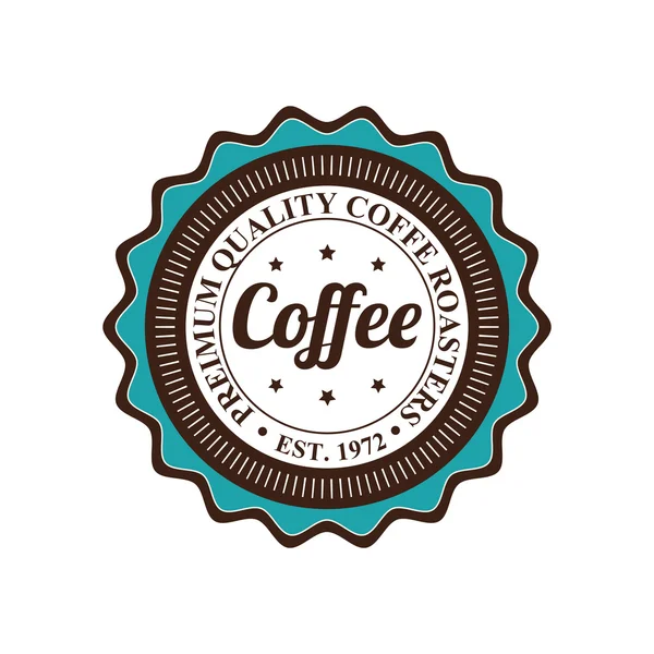 Coffee label — Stock Vector