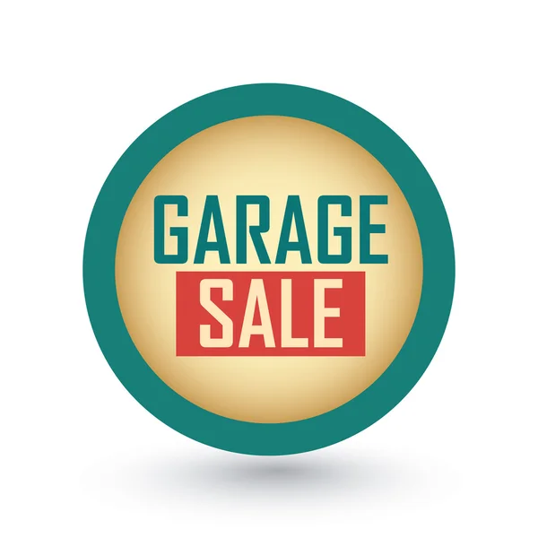 Étiquette de vente garage — Image vectorielle