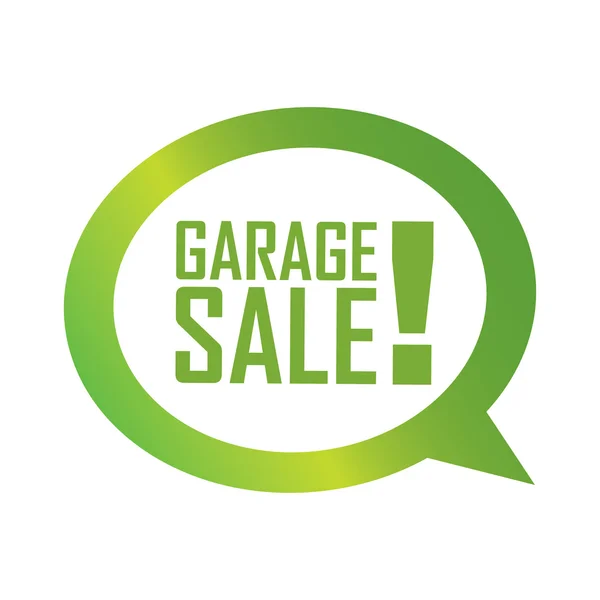 Garage sale label — Stock Vector