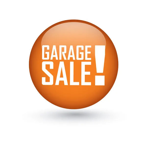 Etiqueta de venda de garagem —  Vetores de Stock