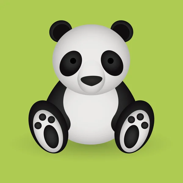 Panda. — Vector de stock