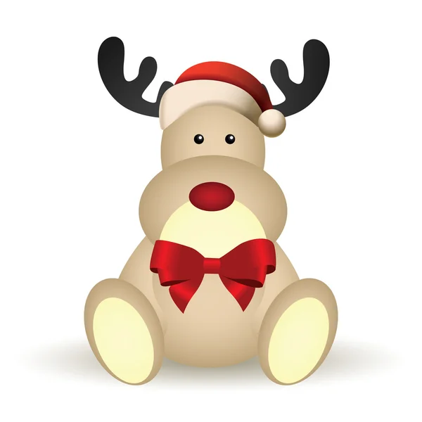 Ciervo de Navidad — Vector de stock