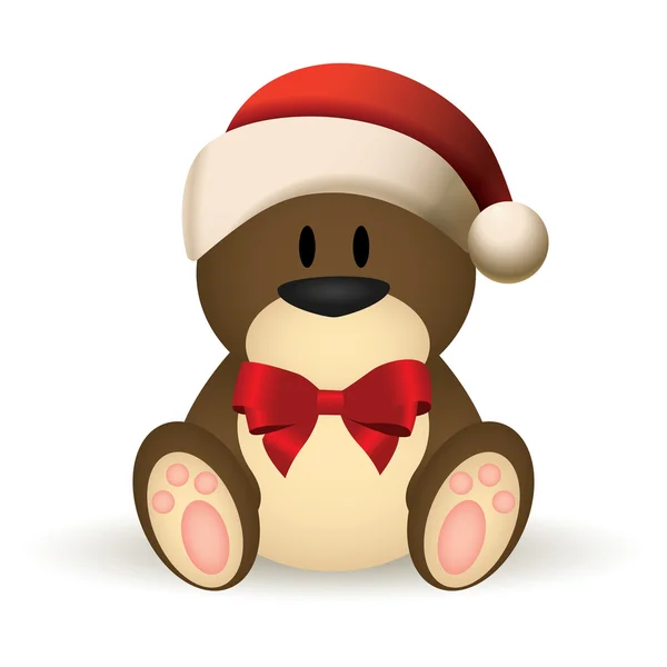Urso de Natal —  Vetores de Stock