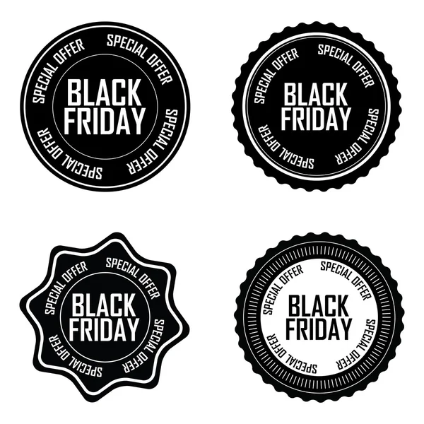 Black Friday Labels Stock Vector Image by ©L4DISENO 33023605