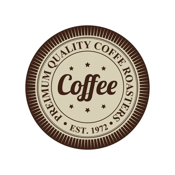 Coffee label — Stock Vector