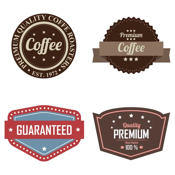 Premium labels — Stock Vector