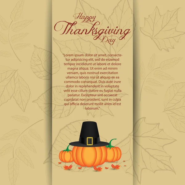 Thanksgiving day — Stock Vector