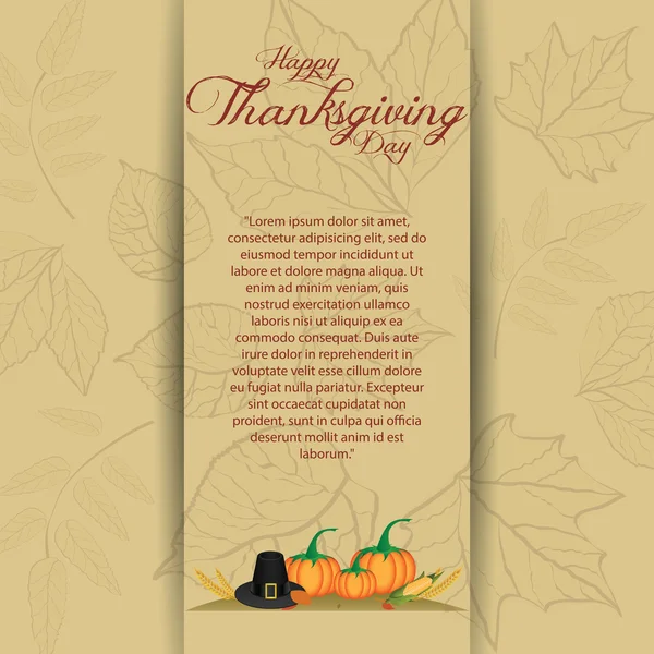 Thanksgiving day — Stock Vector