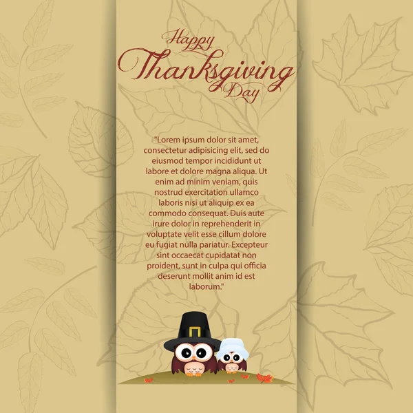 Thanksgiving day — Stock Vector