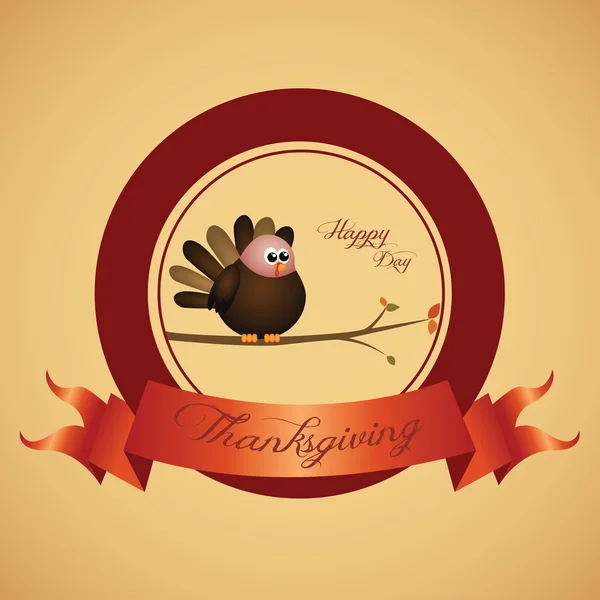 Thanksgiving daglabel — Stockvector