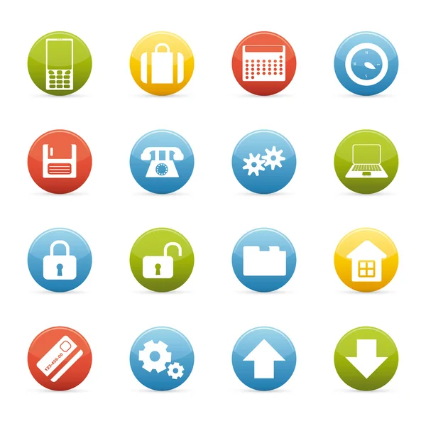 Iconos de negocios — Vector de stock