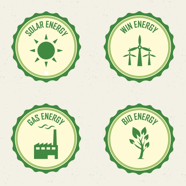 Rótulos de sustentabilidade —  Vetores de Stock